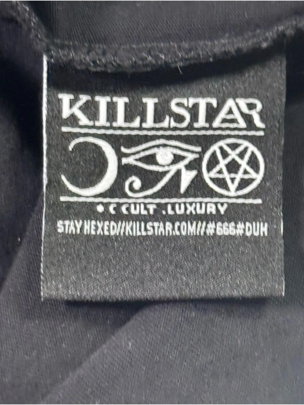 Killstar Black 'Love Hurts' Gothic Skull Long Sleeve Tee - Picture 5 of 13